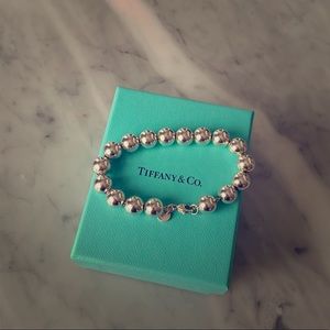 Tiffany & Co Sterling Silver Bead Ball Bracelet